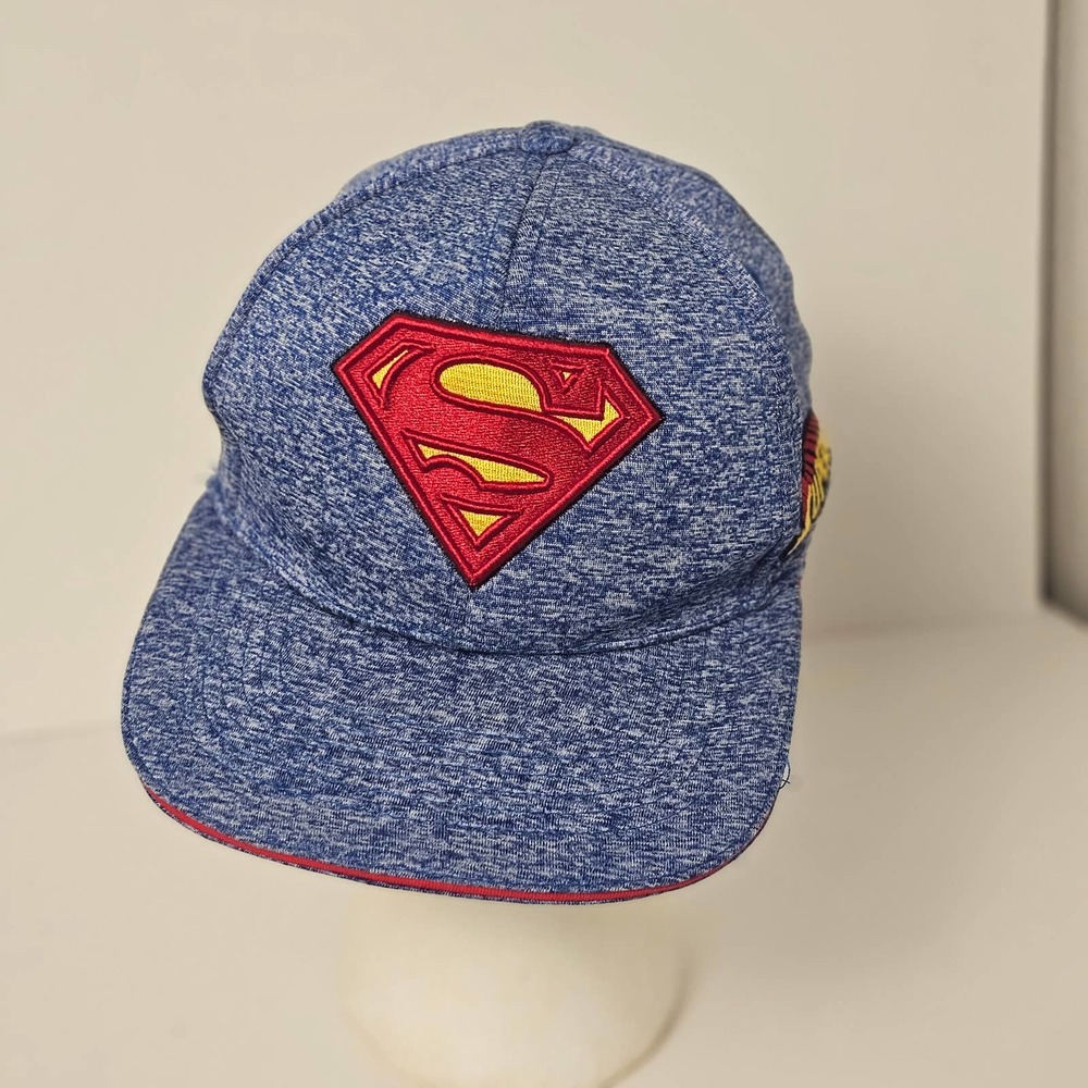 SUPERMAN Blue Baseball‎ Hat Adjustable Snapback